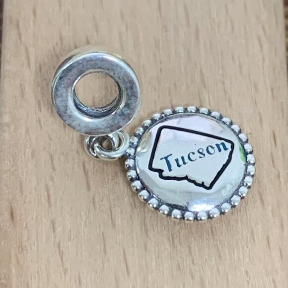 Pandora Tucson Dangle Charm Pendant, S925 Silver Bracelets - Picture 3 of 4